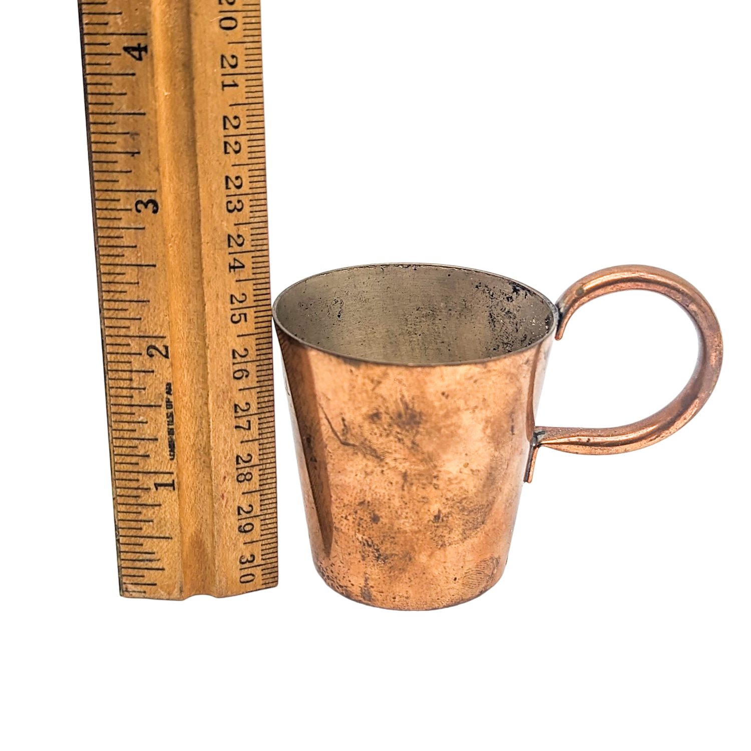 Vintage Royal Navy 1/2 Gill Copper Rum Cup