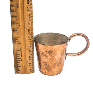 Vintage Royal Navy 1/2 Gill Copper Rum Cup