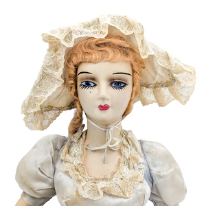 Antique Composition French Boudoir Doll