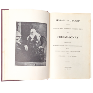 Antique 1927 Freemasonry Morals & Dogma Book