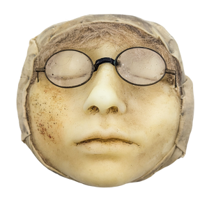 Antique Moulage Wax Pathology Face Model