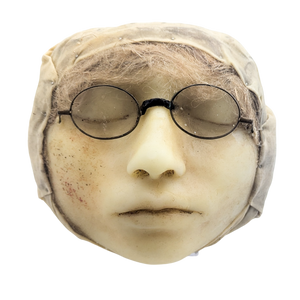 Antique Moulage Wax Pathology Face Model