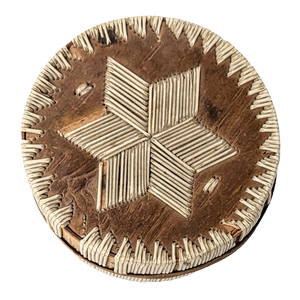 Vintage Ojbwe Birch Bark & Porcupine Quill Box