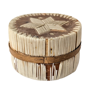 Vintage Ojbwe Birch Bark & Porcupine Quill Box