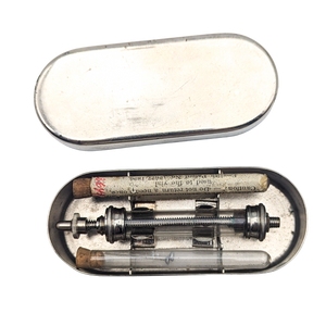 Antique Dental Hypodermic Syringe Set