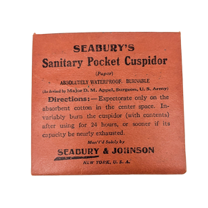 Antique Seabury's Sanitary Pocket Cuspidor