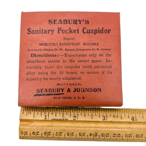 Antique Seabury's Sanitary Pocket Cuspidor