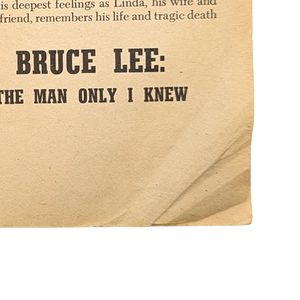 Rare 1975 Bruce Lee Book