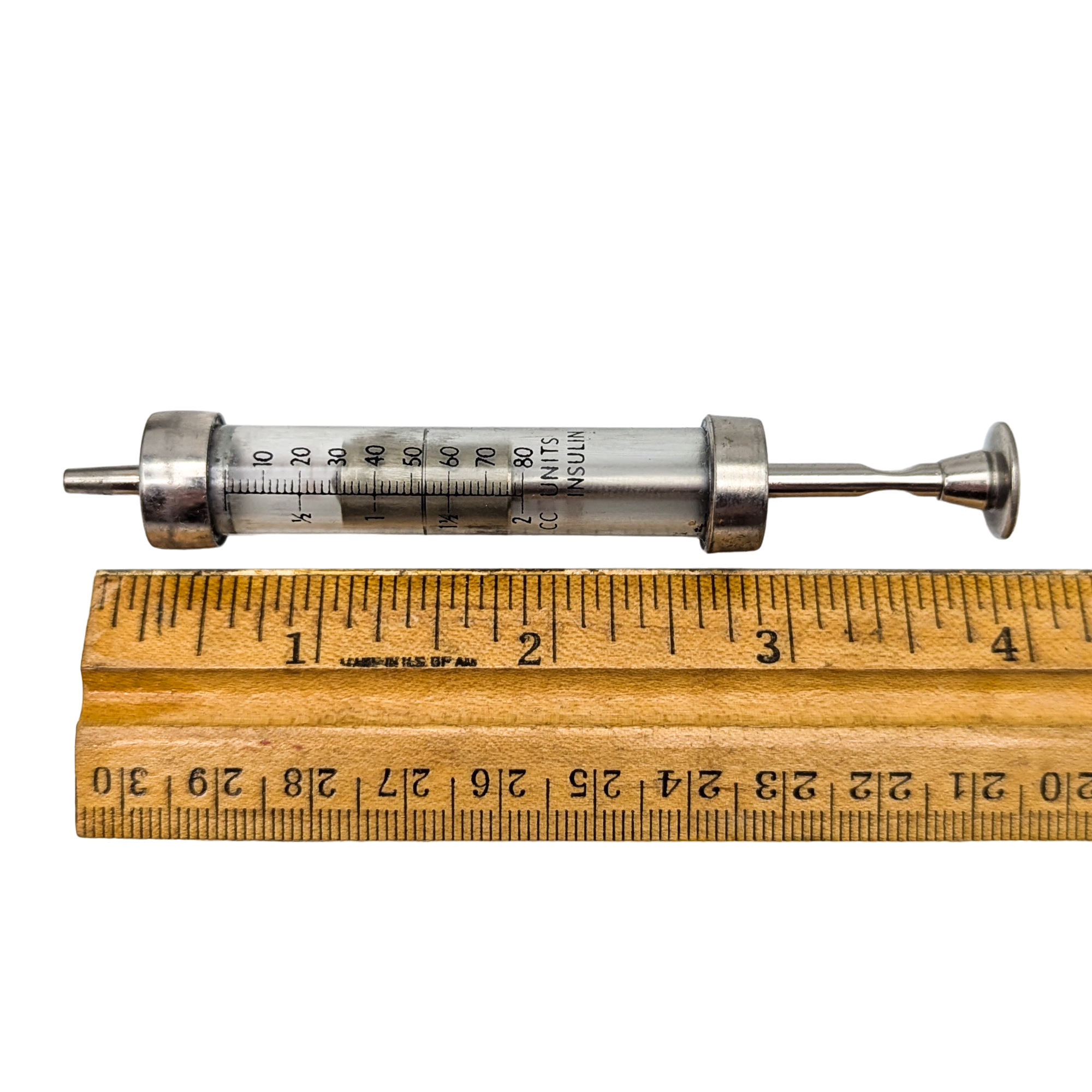 Antique Hypodermic Insulin Syringe Set