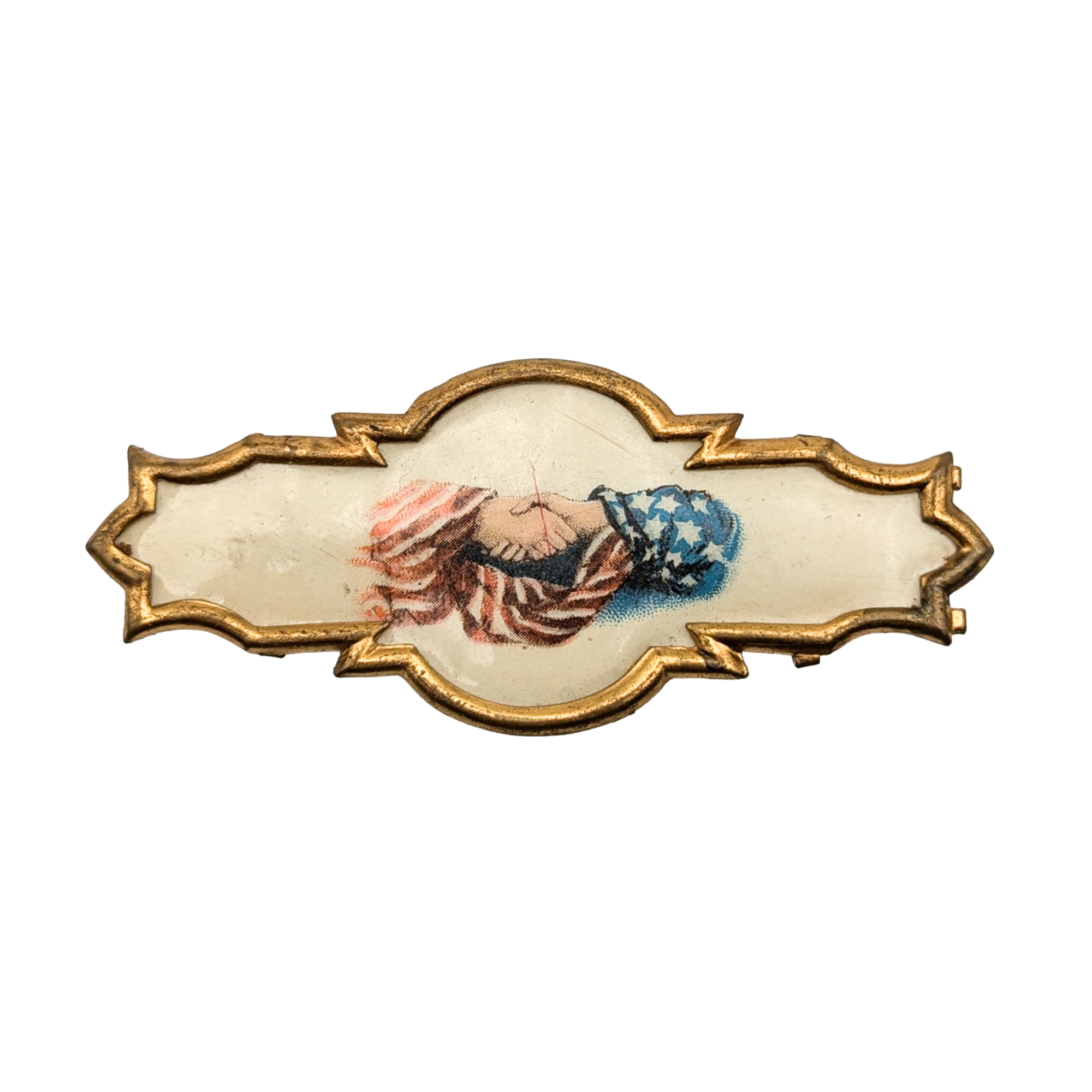 Antique Victorian Celluloid Odd Fellows Fraternal Handshake IOOF Antique Victorian Celluloid Odd Fellows Fraternal Handshake IOOF