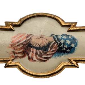 Antique Victorian Celluloid Odd Fellows Fraternal Handshake IOOF Antique Victorian Celluloid Odd Fellows Fraternal Handshake IOOF