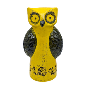 Vintage Italian MCM Rosenthal Netter Pottery Owl Statue