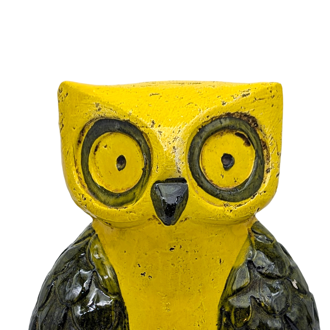 Vintage Italian MCM Rosenthal Netter Pottery Owl Statue