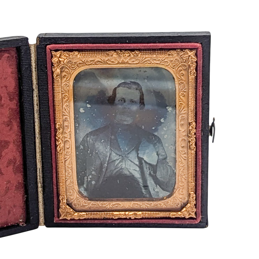 Antique Framed Ambrotype of Dapper Man