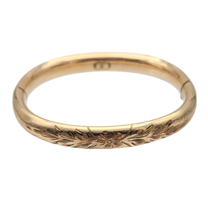 Antique 1920s Gold Filled Bangle