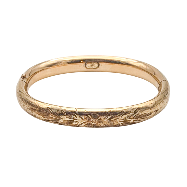 Antique 1920s Gold Filled Bangle