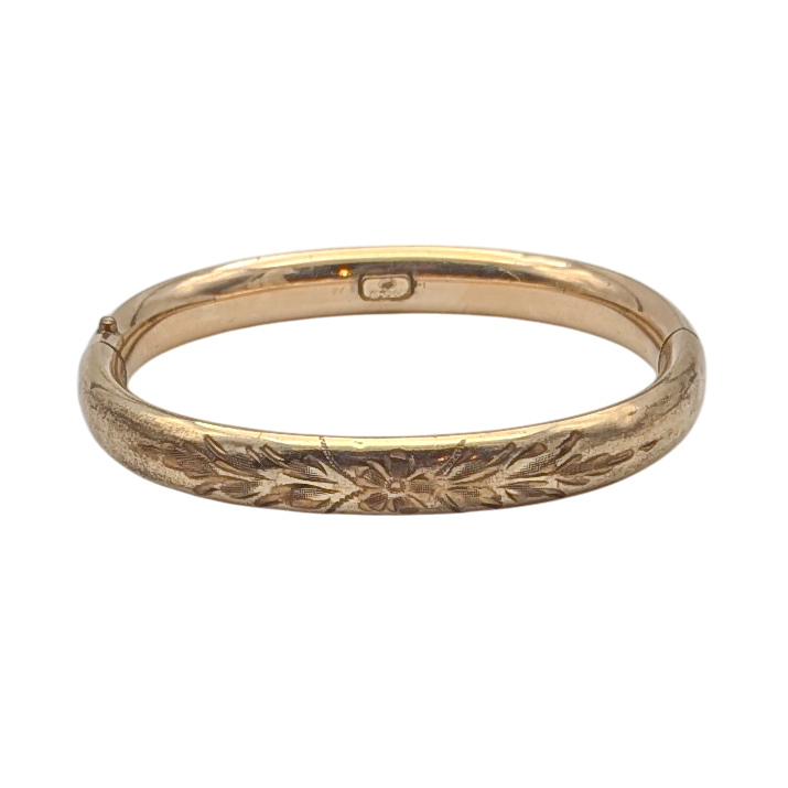 Antique 1920s Gold Filled Bangle