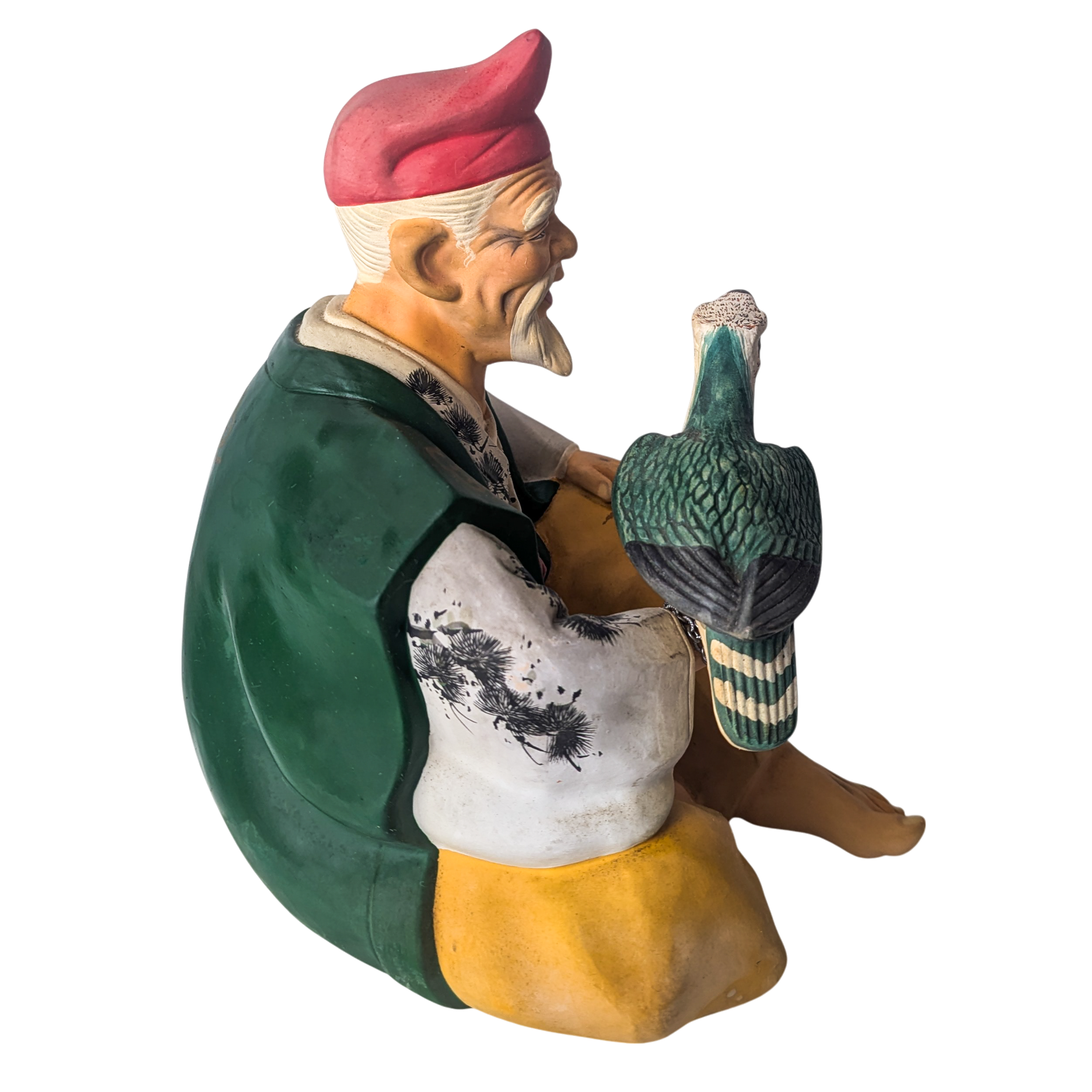 Vintage Japanese Hakata Doll Falconer