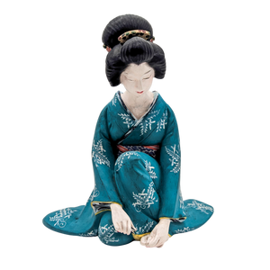 Vintage Japanese Hakata Doll Geisha Clipping Toenails