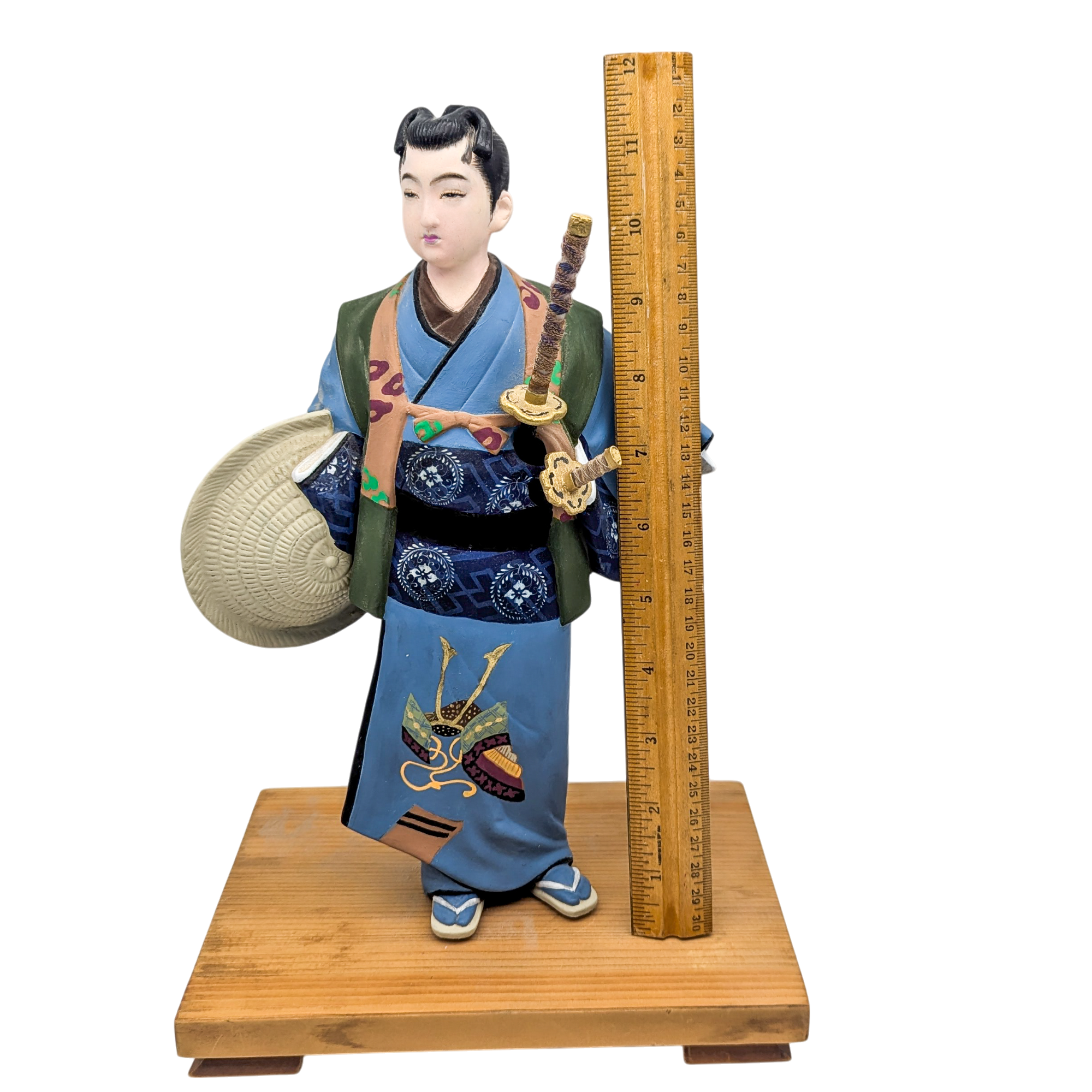 Vintage Japanese Hakata Doll Young Samurai