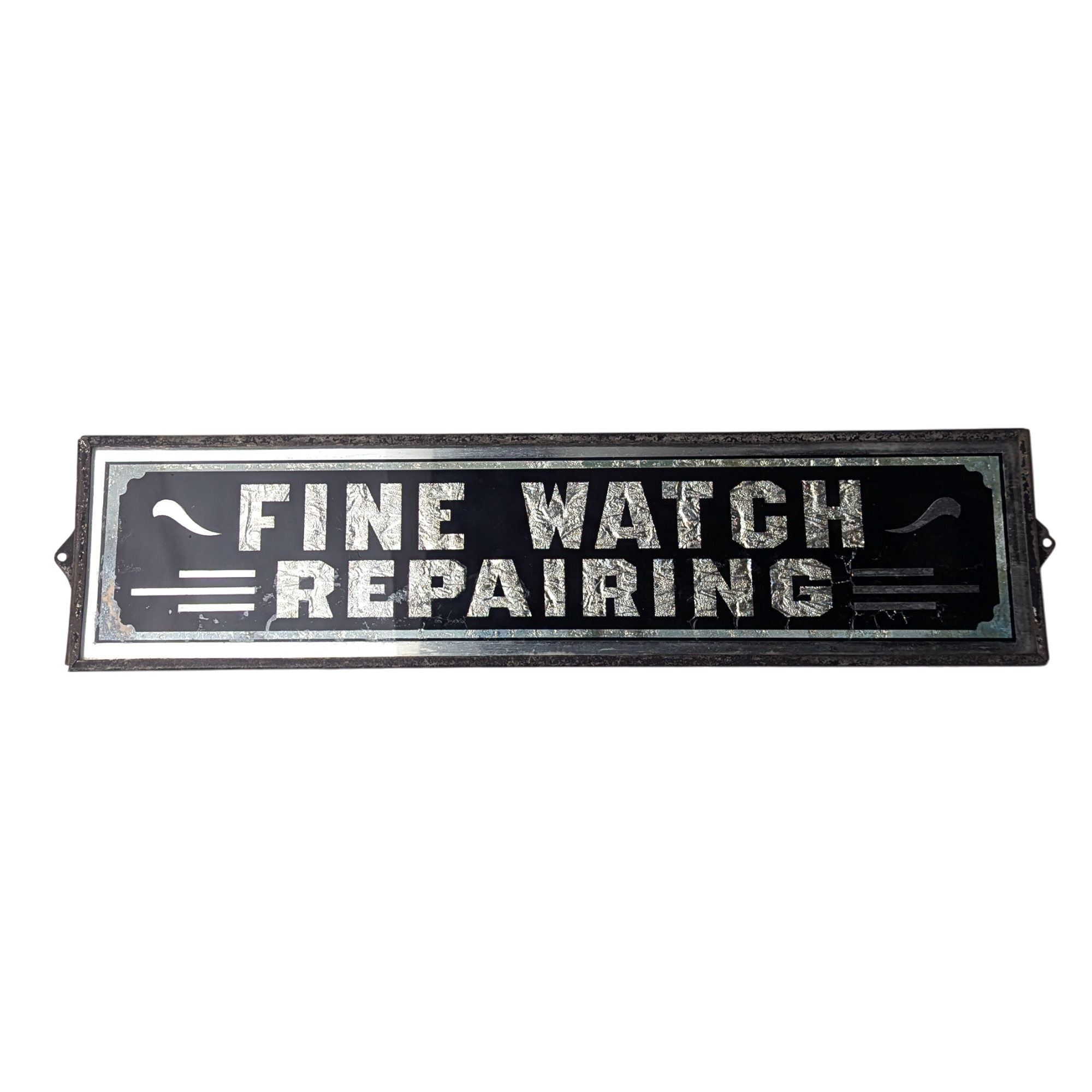 Antique Fine Watch Repairing Sign