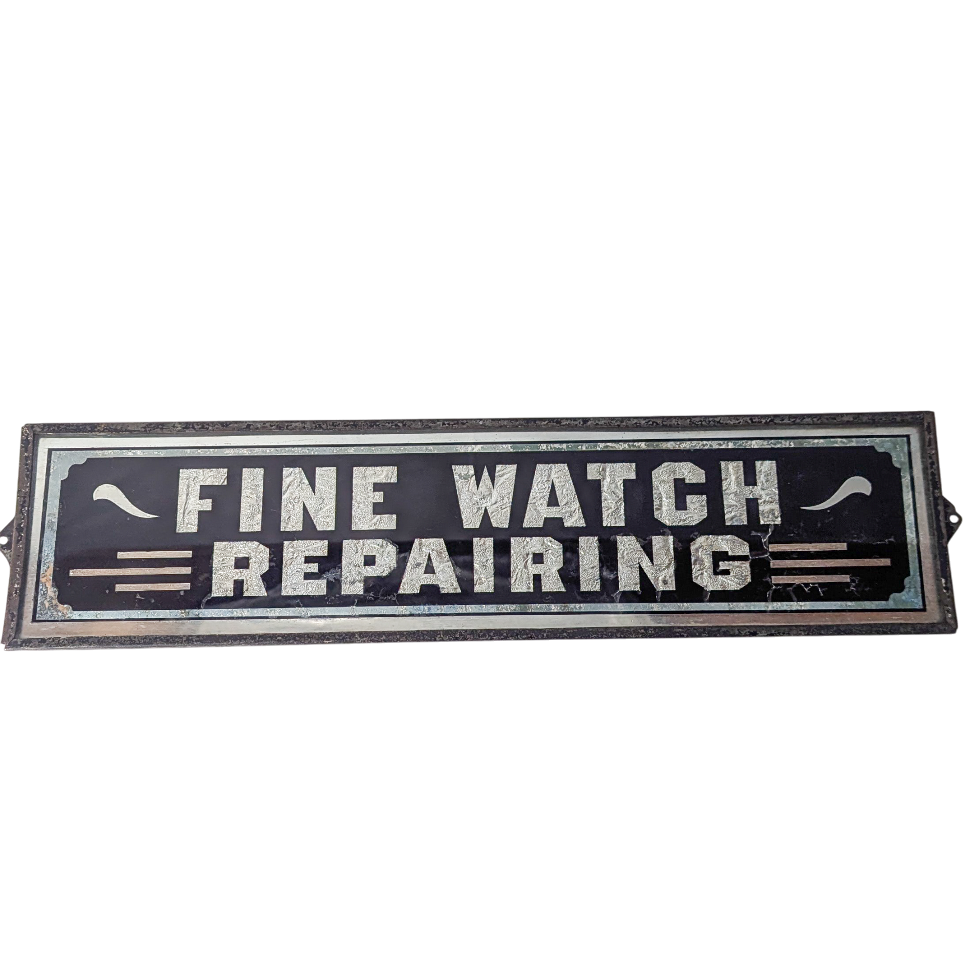 Antique Fine Watch Repairing Sign