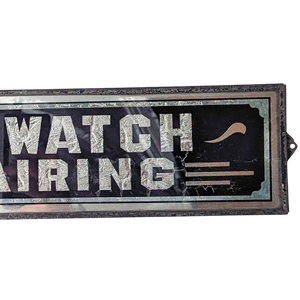 Antique Fine Watch Repairing Sign