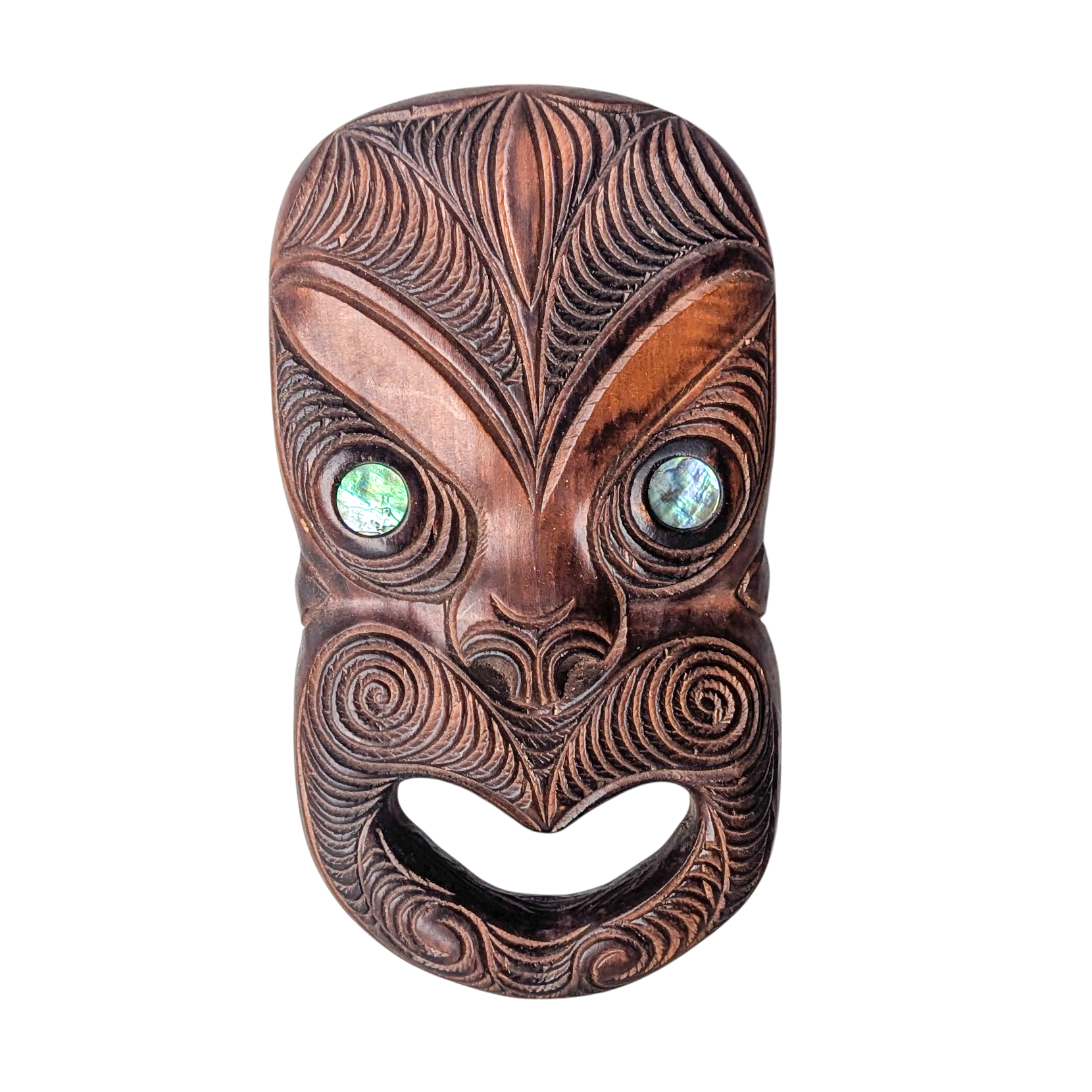 Vintage Maori Wood Mask