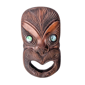 Vintage Maori Wood Mask