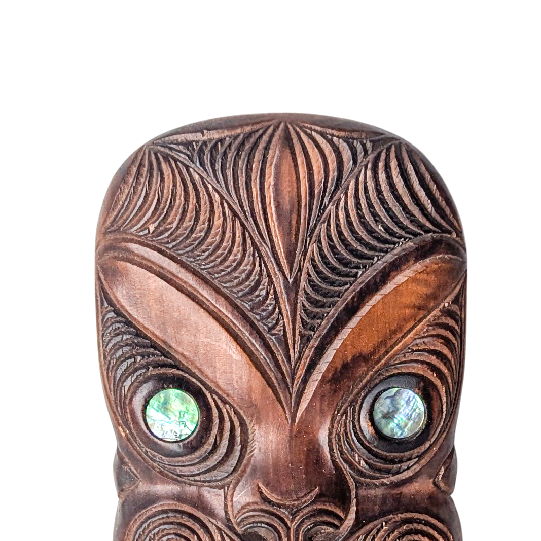 Vintage Maori Wood Mask