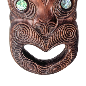 Vintage Maori Wood Mask