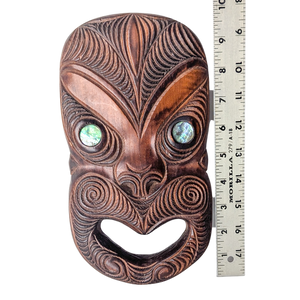 Vintage Maori Wood Mask