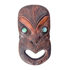 Vintage Maori Wood Mask