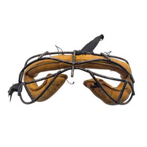 Antique 19th Century Leather Catchers Mask