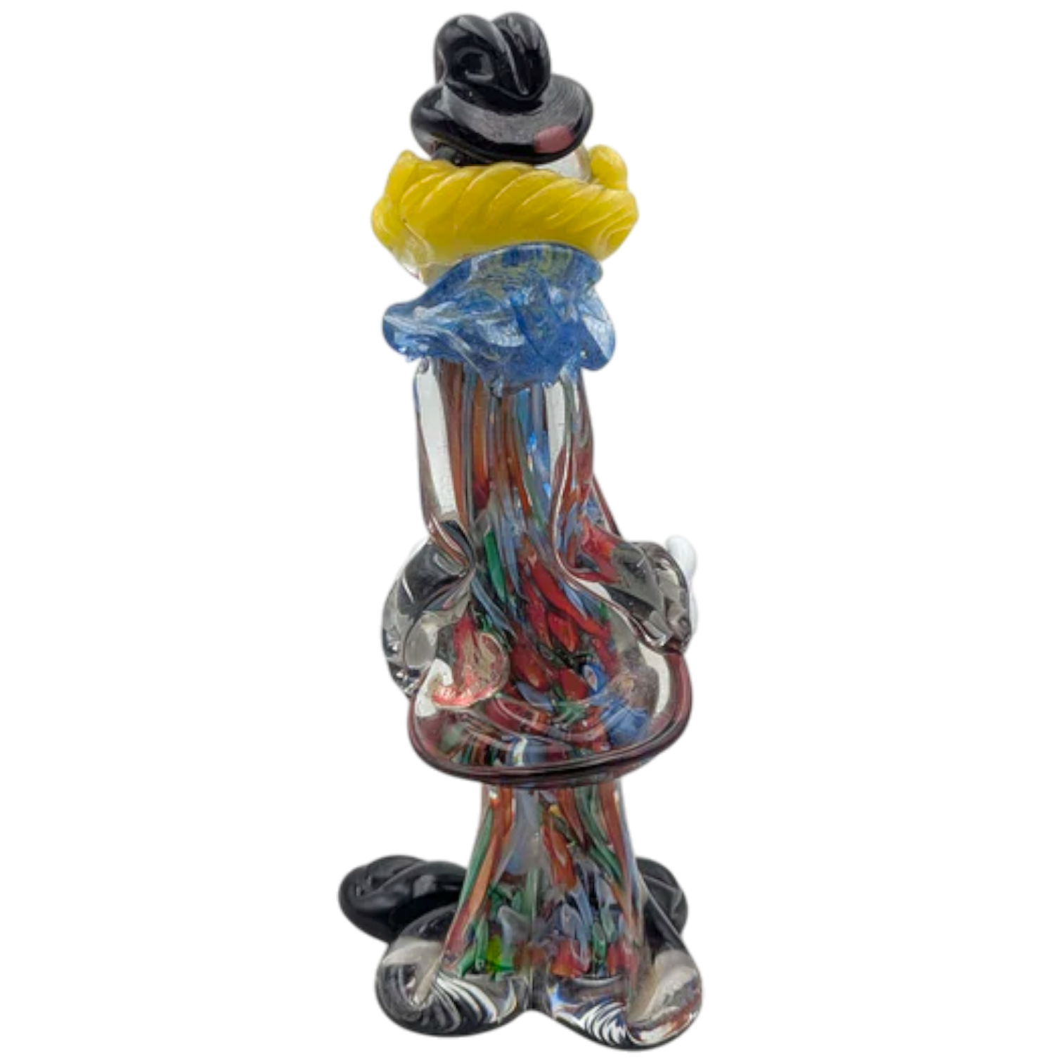 Vintage Venetian Hand Blown Glass Clown Figurine