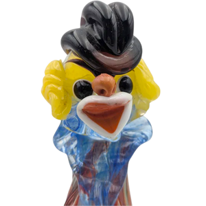 Vintage Venetian Hand Blown Glass Clown Figurine