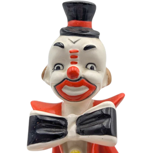 Vintage Porcelain Clown Pen Rest