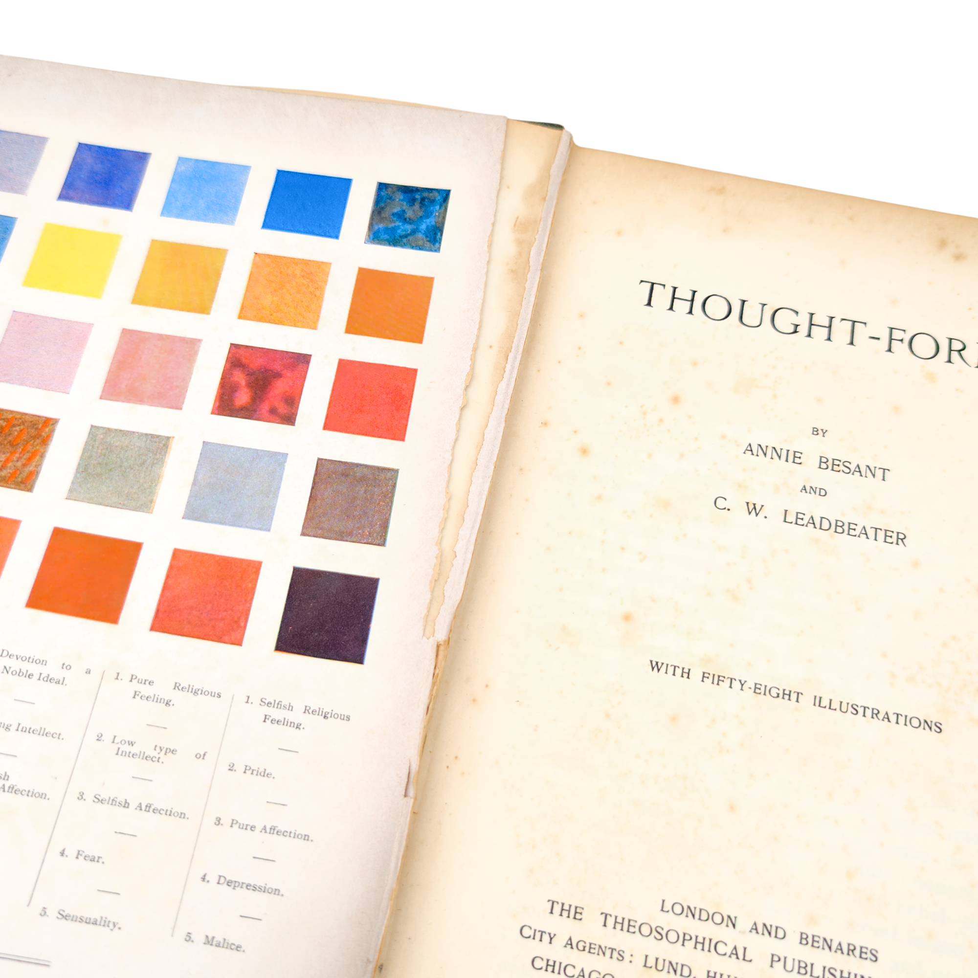 Rare Antique Book on Clairvoyance: Thought Forms