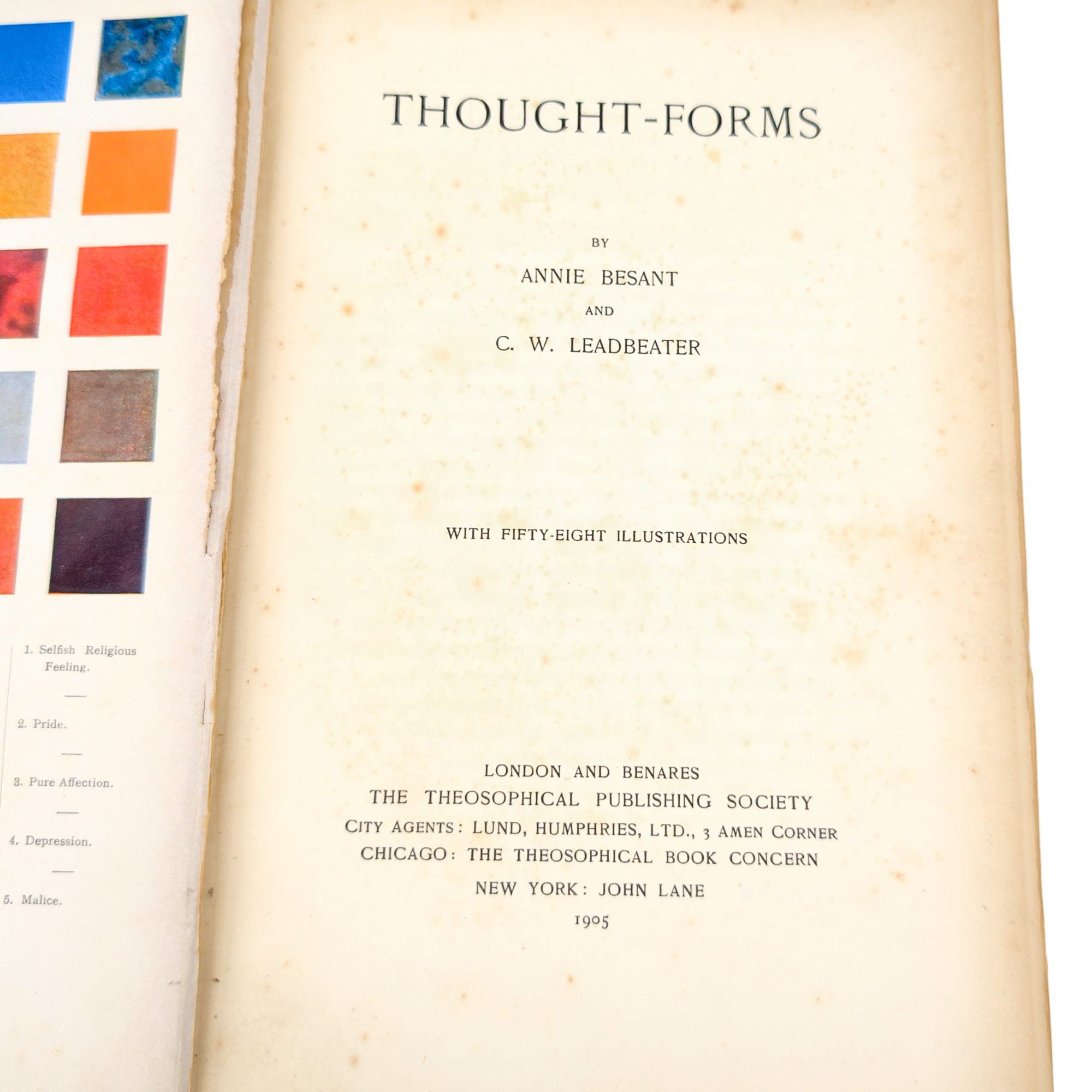 Rare Antique Book on Clairvoyance: Thought Forms