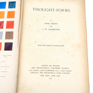 Rare Antique Book on Clairvoyance: Thought Forms