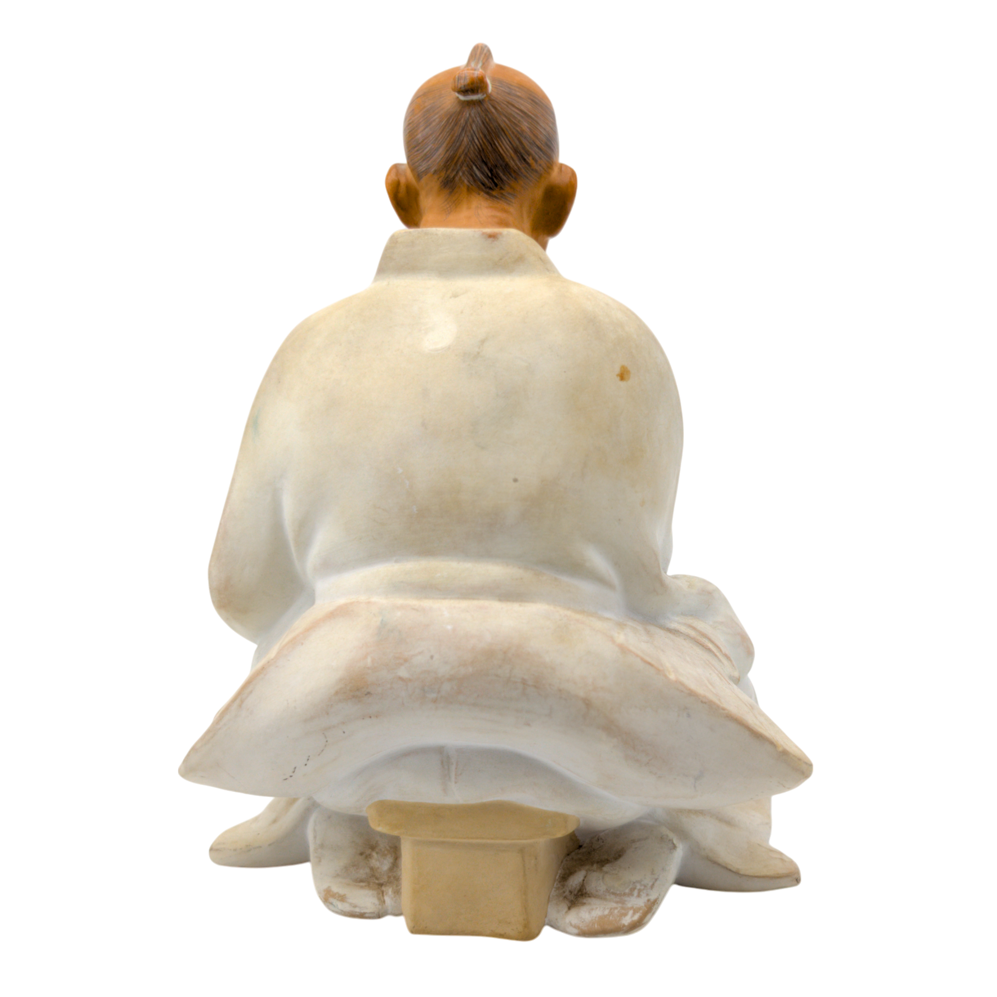 Vintage Japanese Hakata Doll Samurai Performing Seppuku