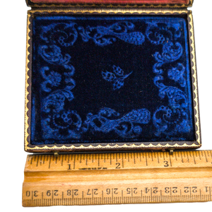 Antique Victorian Ambrotype Hidden Mother Infant Photograph