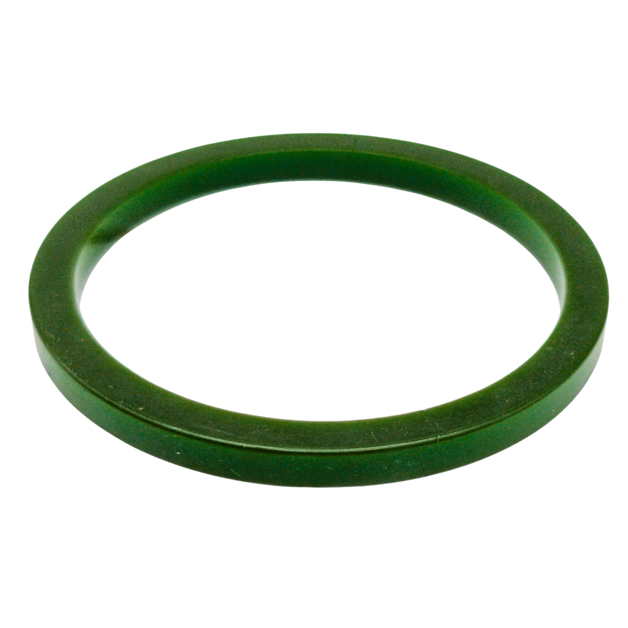 Vintage Spinach Green Bakelite Square Band Bangle Bracelet