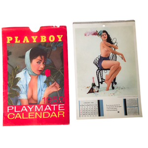Vintage 1959 Playboy Playmates Calendar in Sleeve