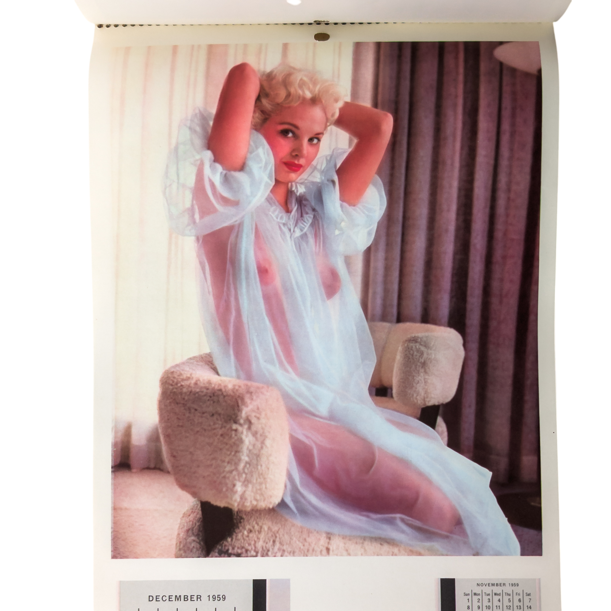Vintage 1959 Playboy Playmates Calendar in Sleeve