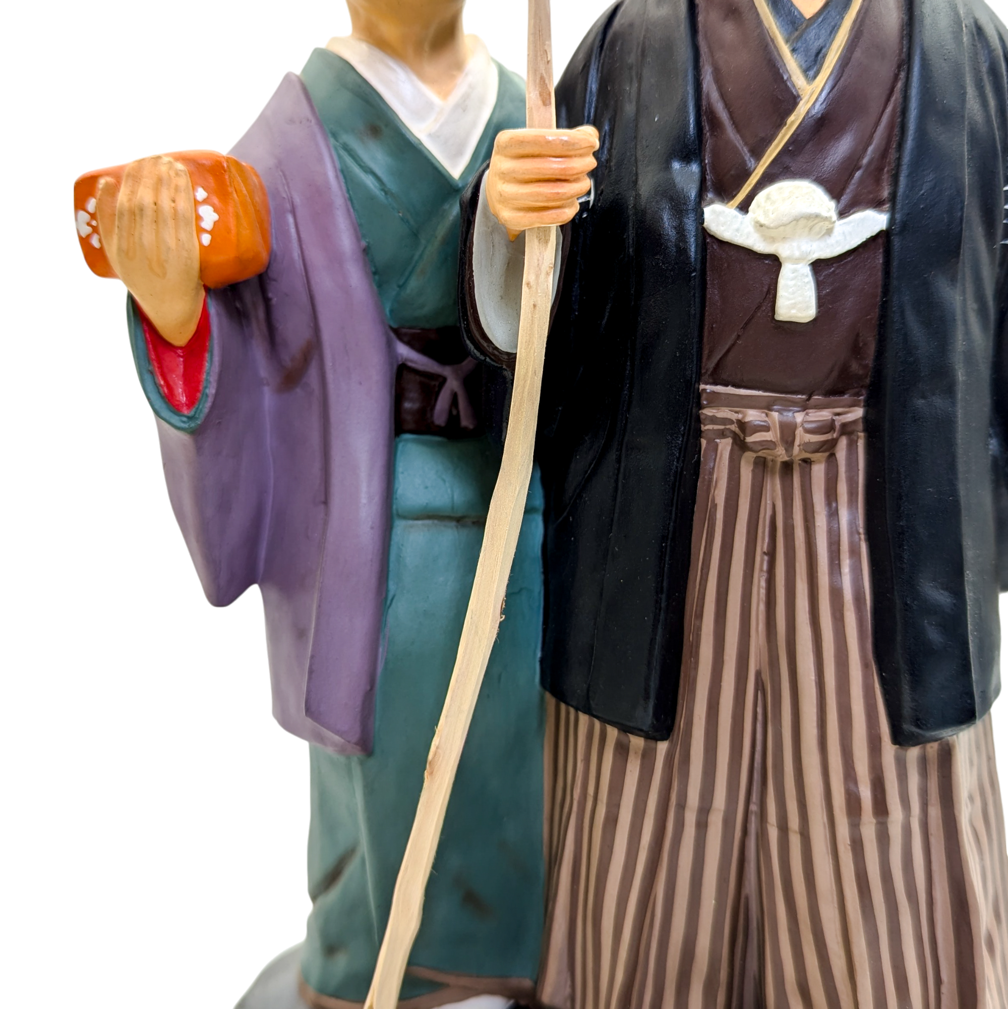 Vintage Japanese Hakata Doll Old Man and Woman