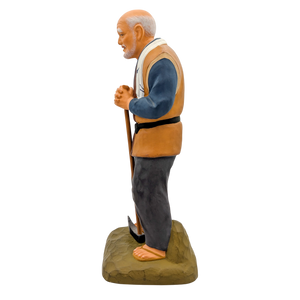 Vintage Japanese Hakata Doll Old Man With Axe