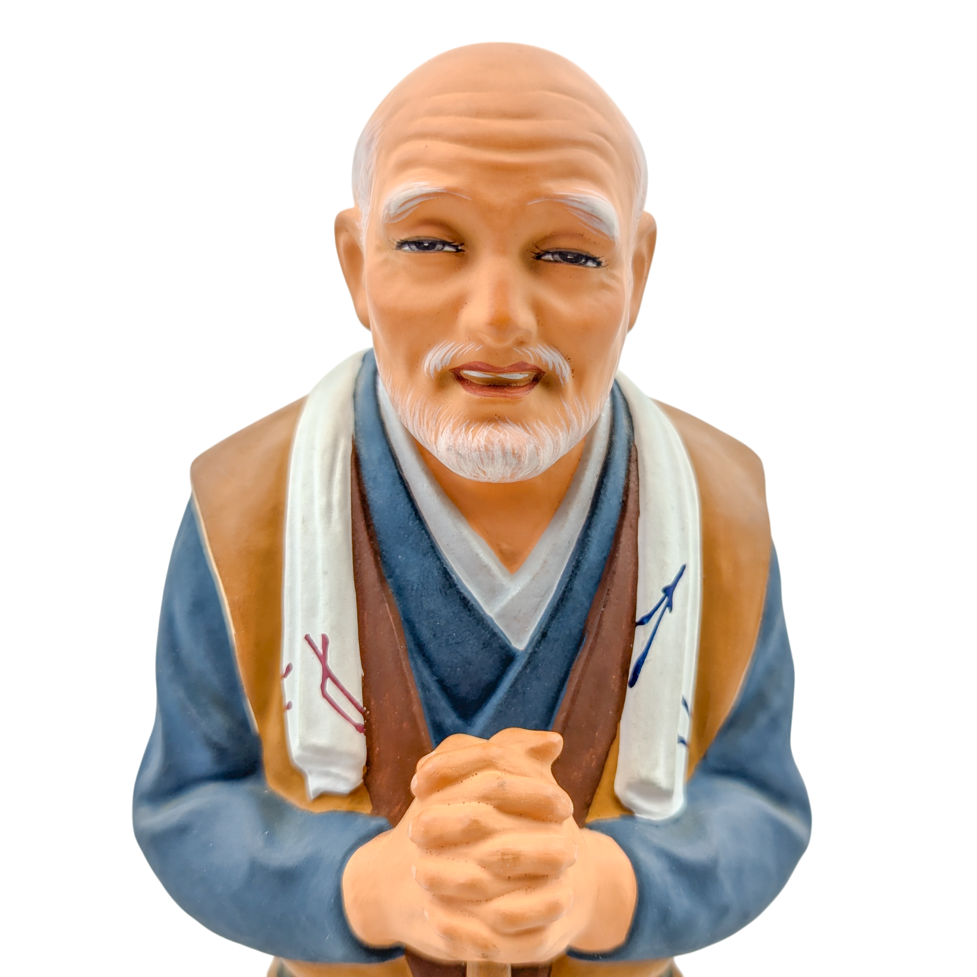 Vintage Japanese Hakata Doll Old Man With Axe