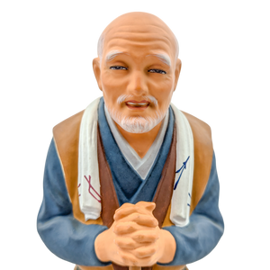 Vintage Japanese Hakata Doll Old Man With Axe