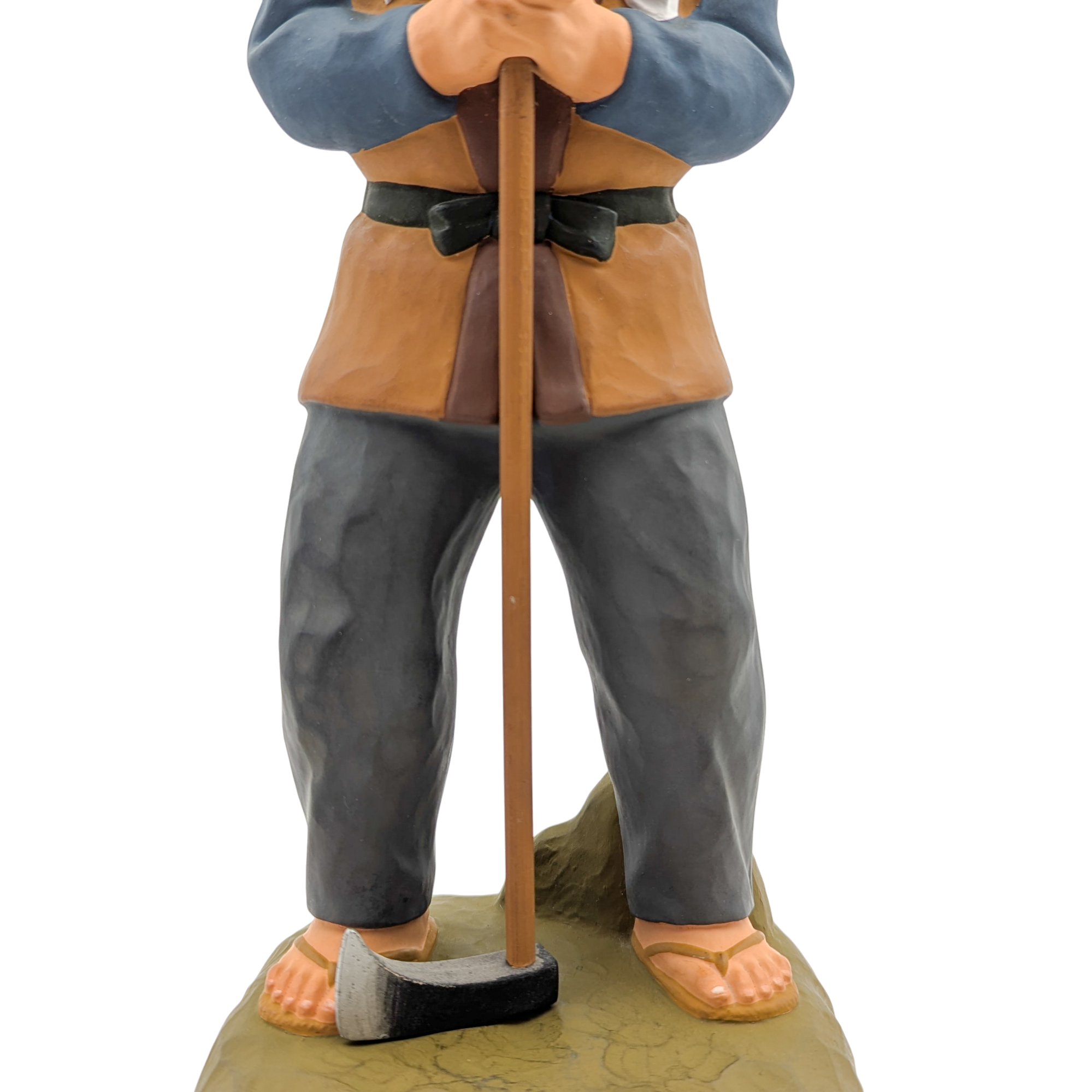 Vintage Japanese Hakata Doll Old Man With Axe